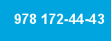 978 172-44-43 978 172-44-43